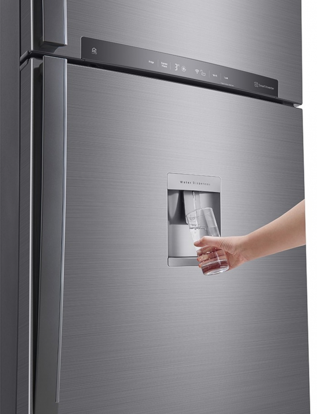 Хладилник с горна камера LG GTF744PZPED