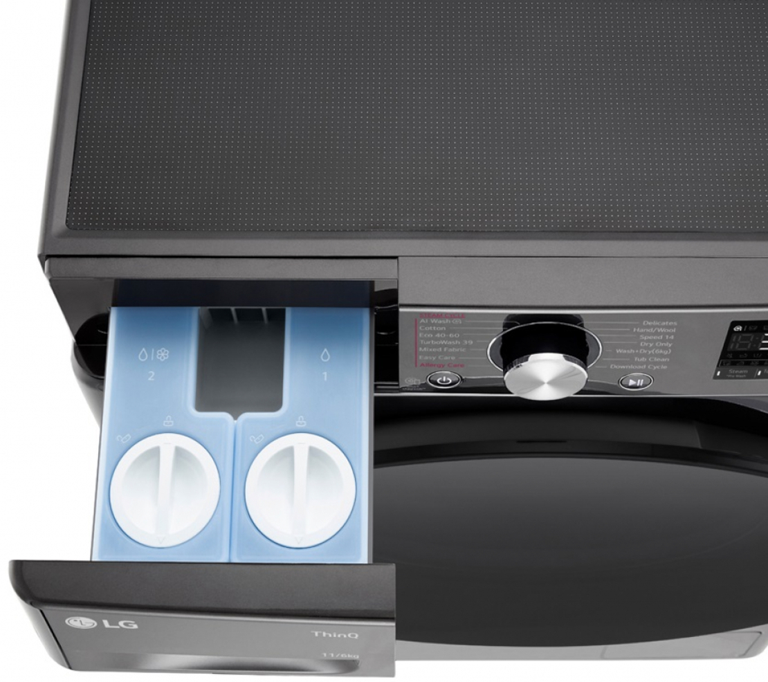 Пералня със сушилня LG F4DR711S2BA