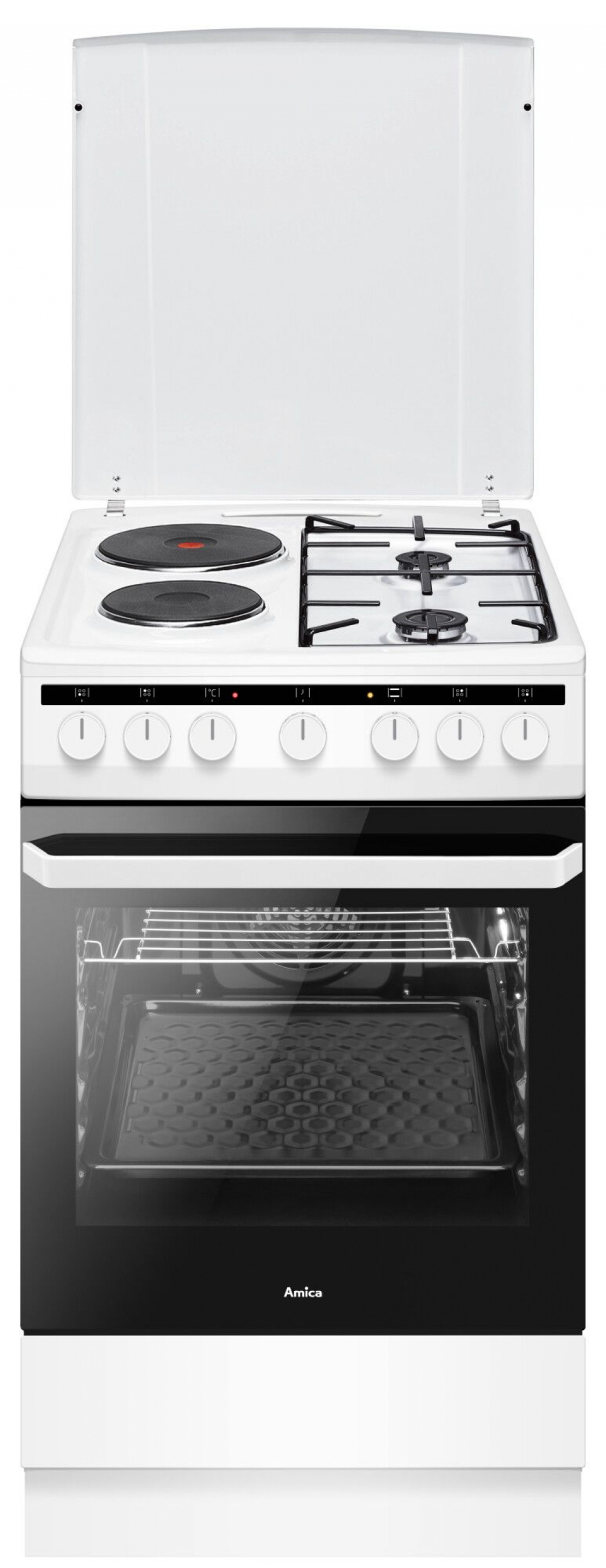 Готварска печка - комбинирана AMICA 58ME2.35HZPMS(W) 54020