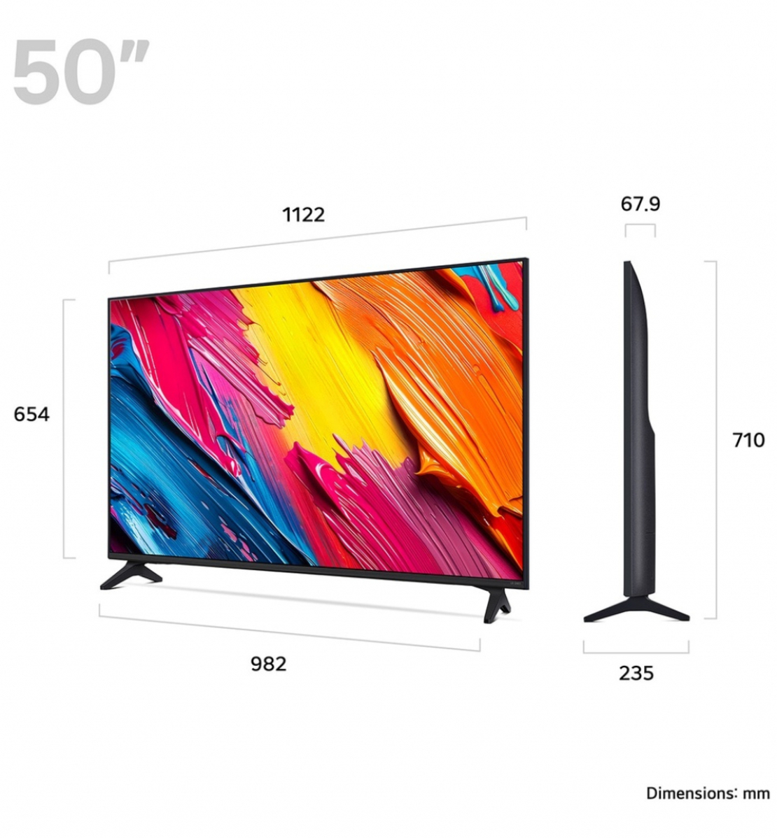 Телевизор LG LED 50QNED70A6A