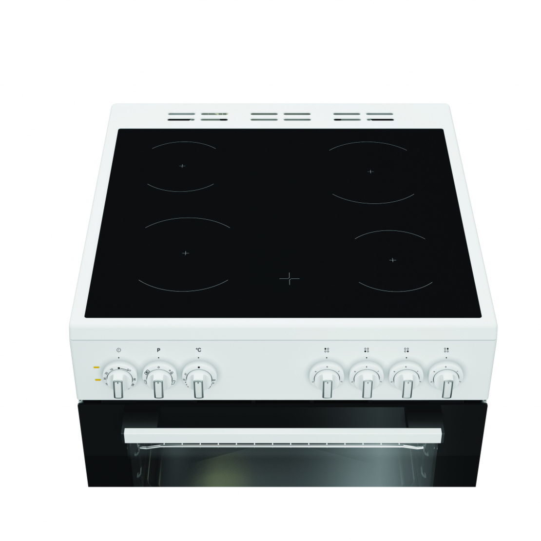 Готварска печка с керамичен плот Indesit I6V5PMW