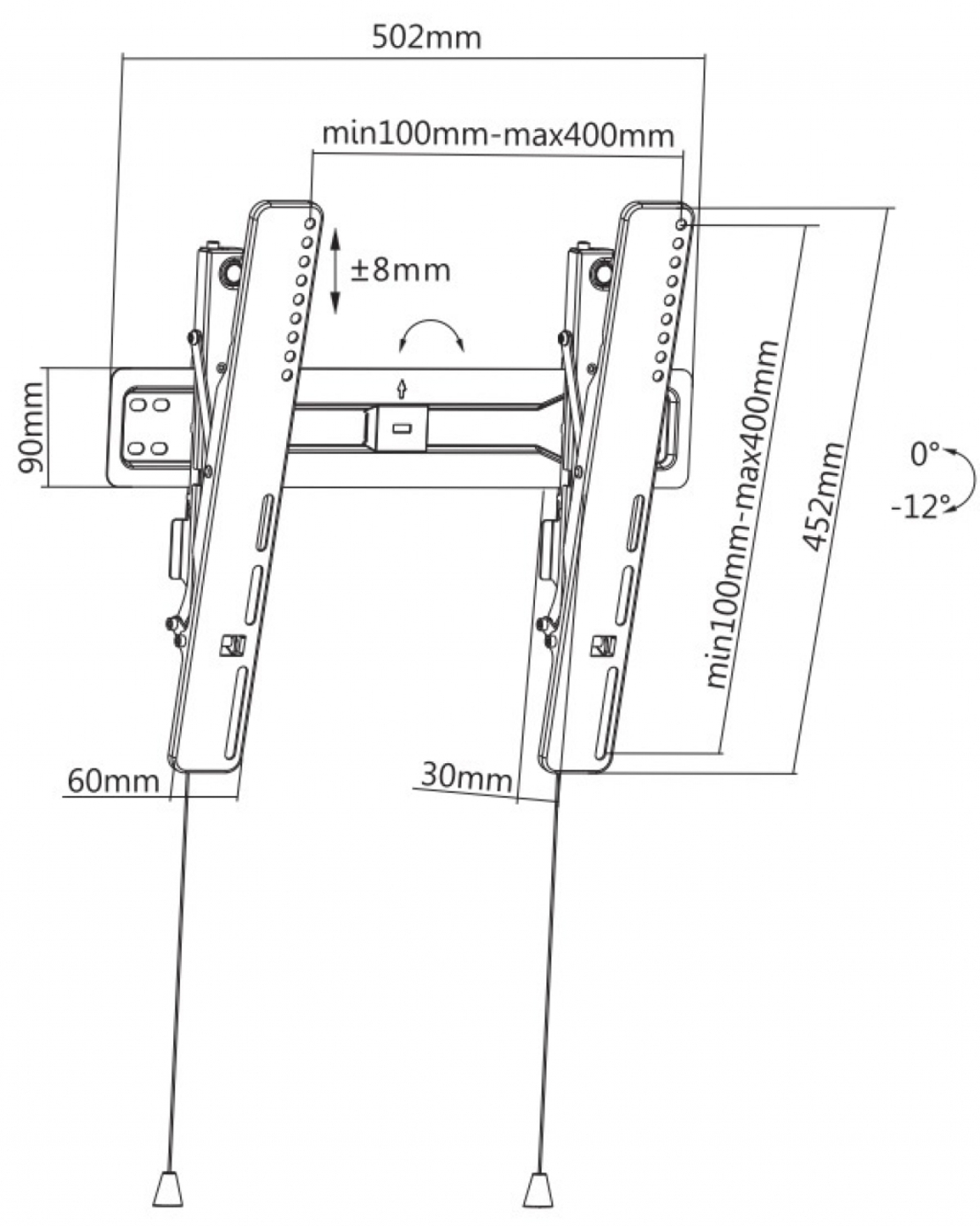 Стойка за телевизор Arielli ATB-5744N SLIM