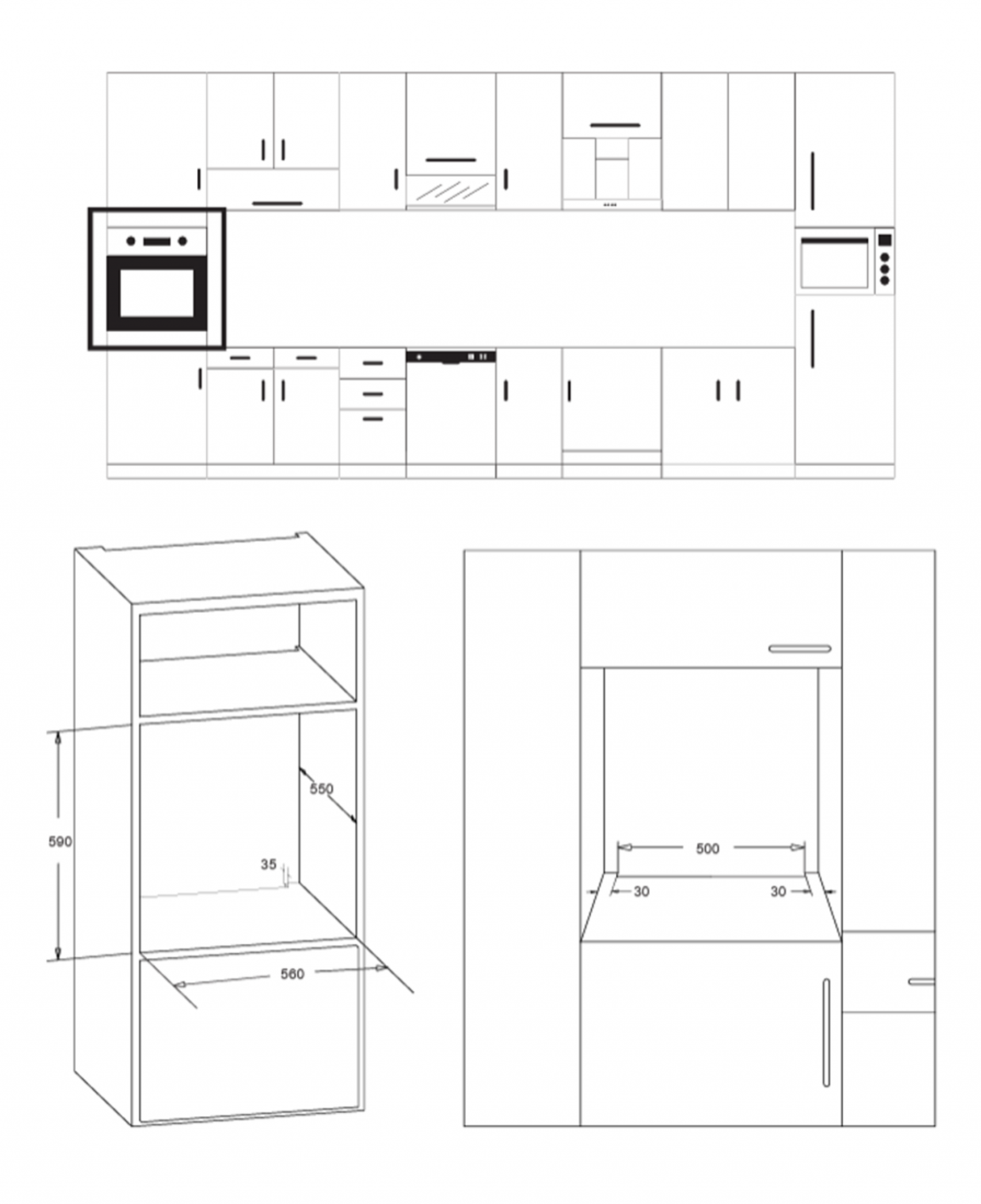 Фурна за вграждане ARIELLI AOE-556BG