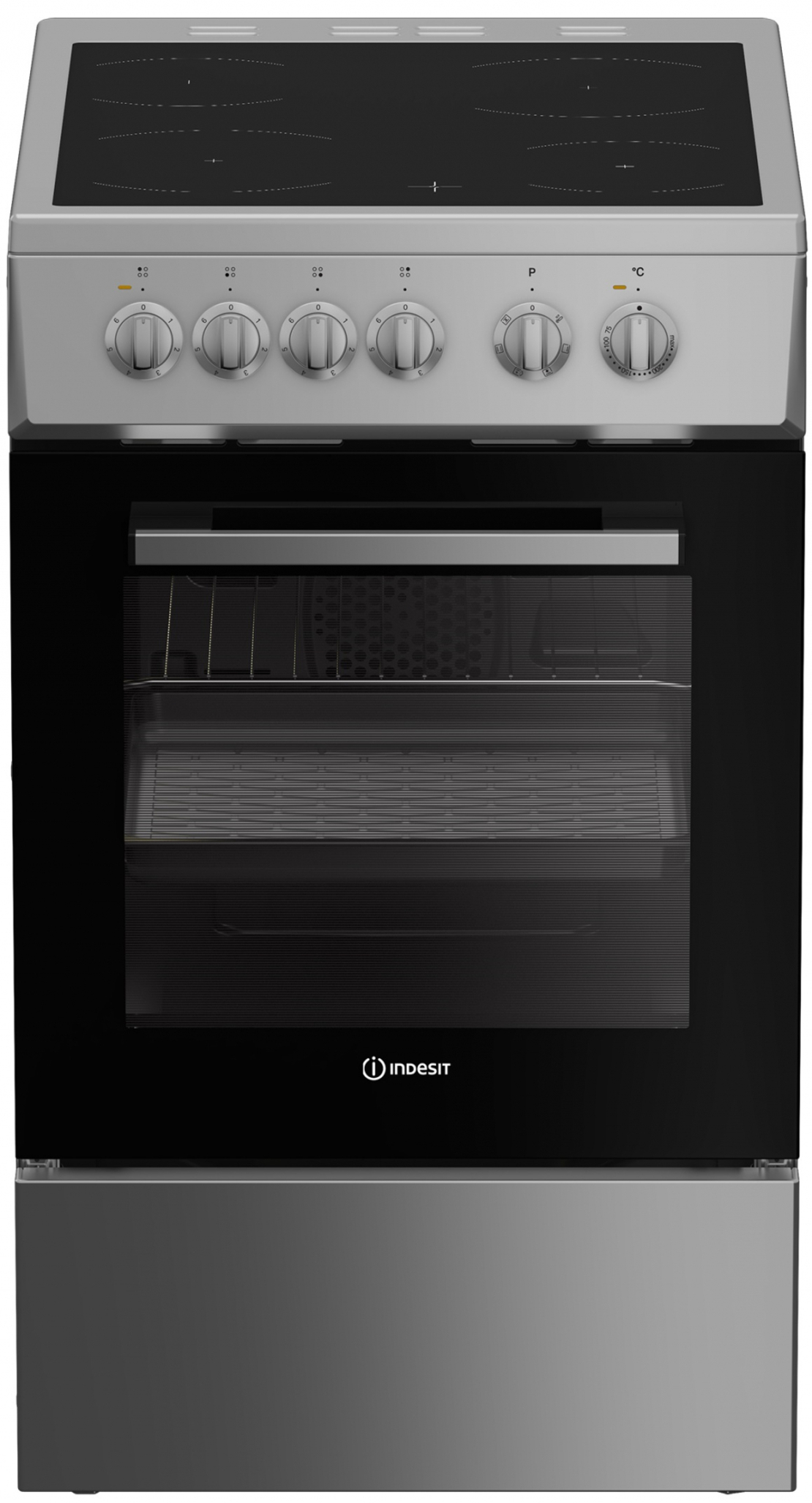 Готварска печка с керамичен плот Indesit I5V5KMS