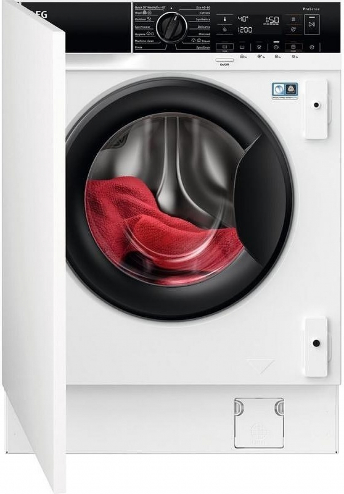 Пералня със Сушилня за вграждане AEG L7WBE68SI