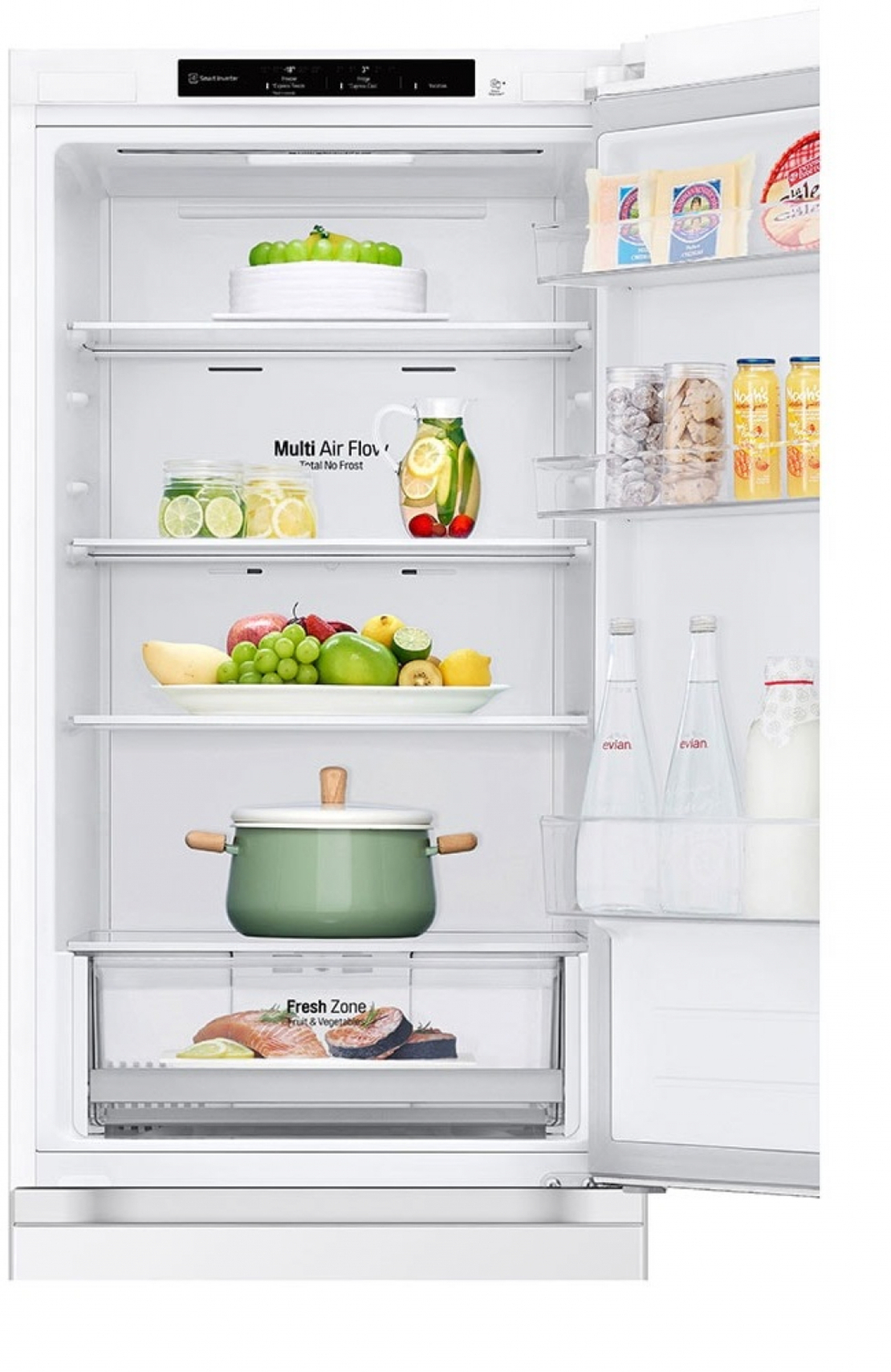 Хладилник с фризер LG GBV21L0ESW