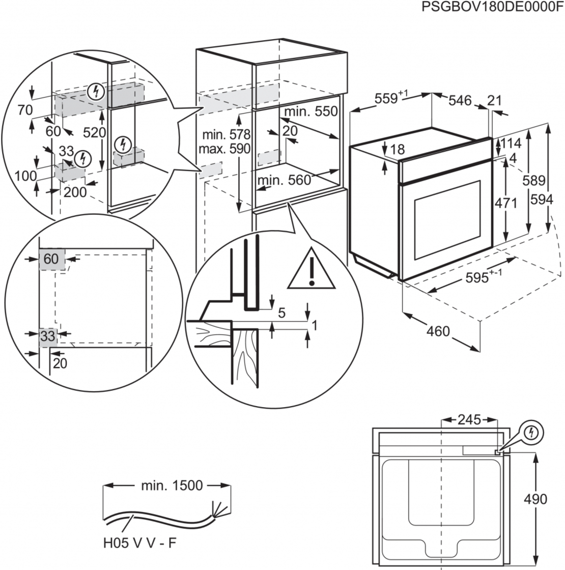 Фурна за вграждане AEG TB8SB73ZAB