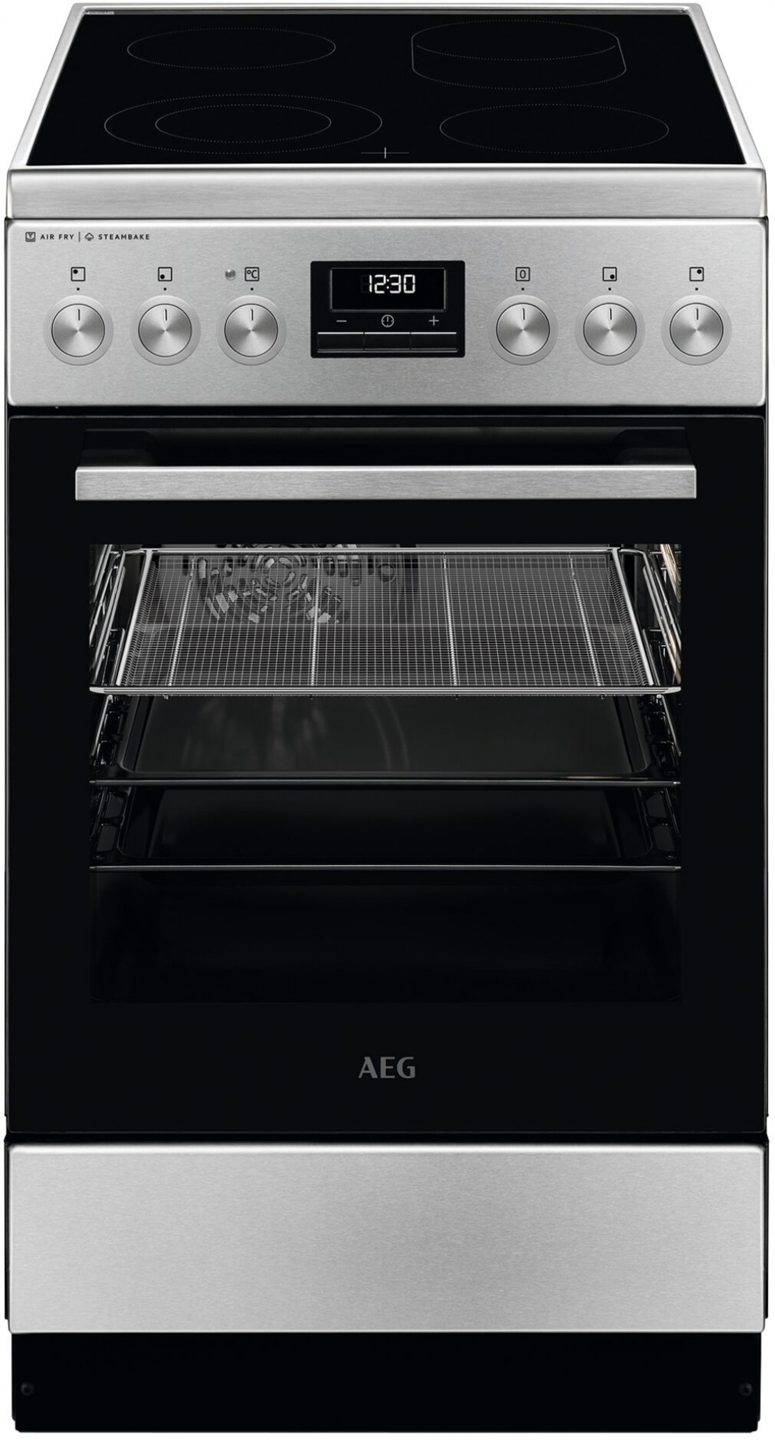 Готварска печка с керамичен плот AEG CCB56490BM