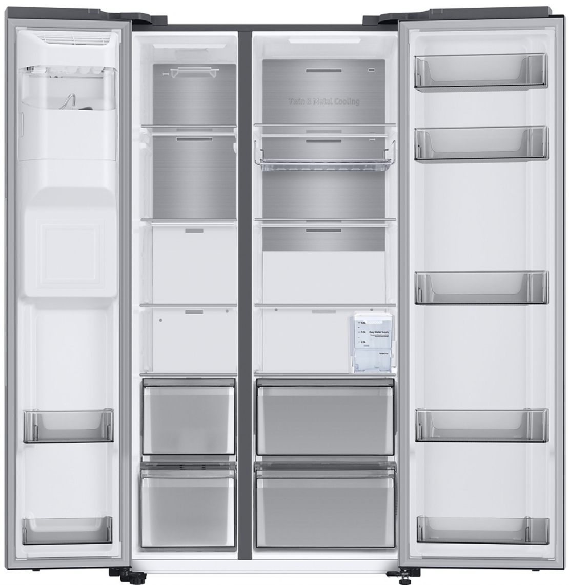 Хладилник с фризер Samsung RS68A854CSL/EF SBS