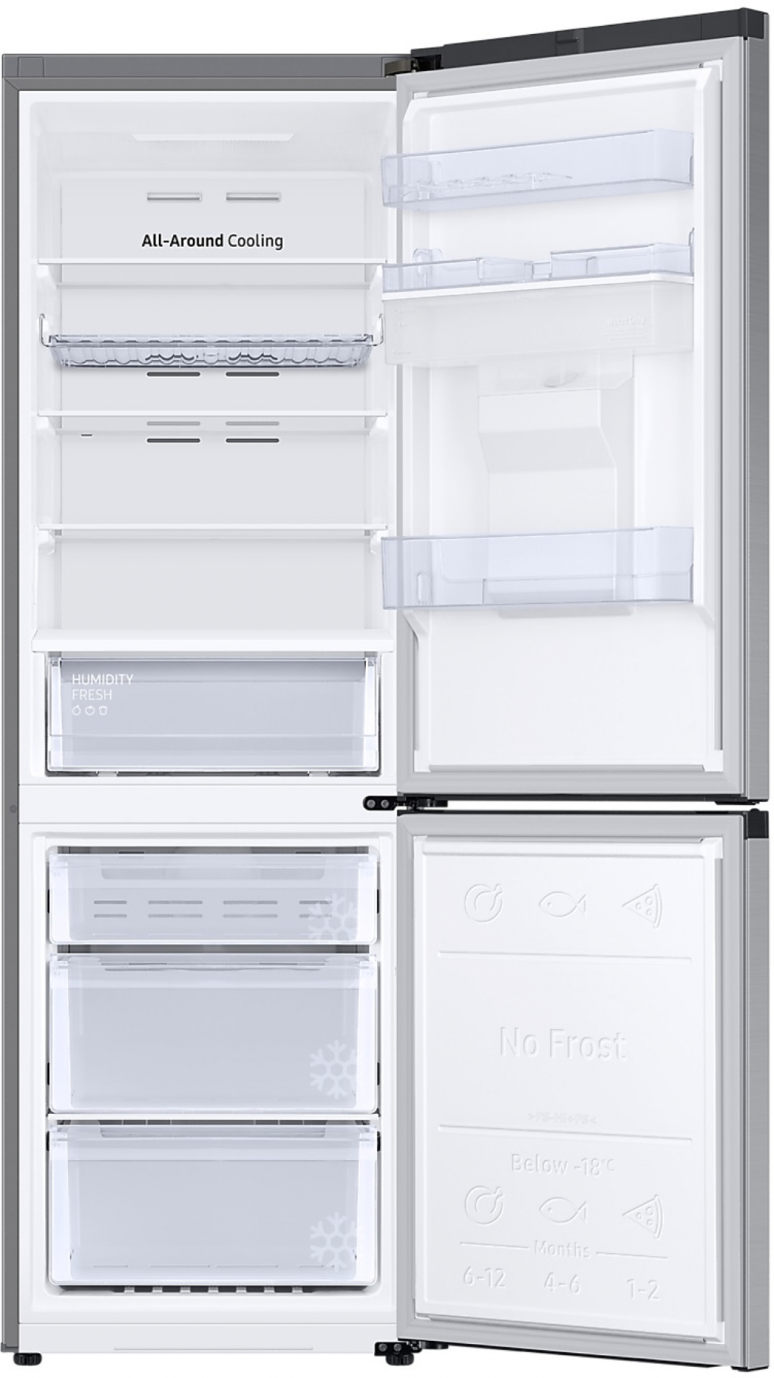 Хладилник с фризер Samsung RB34C632ESA/EF