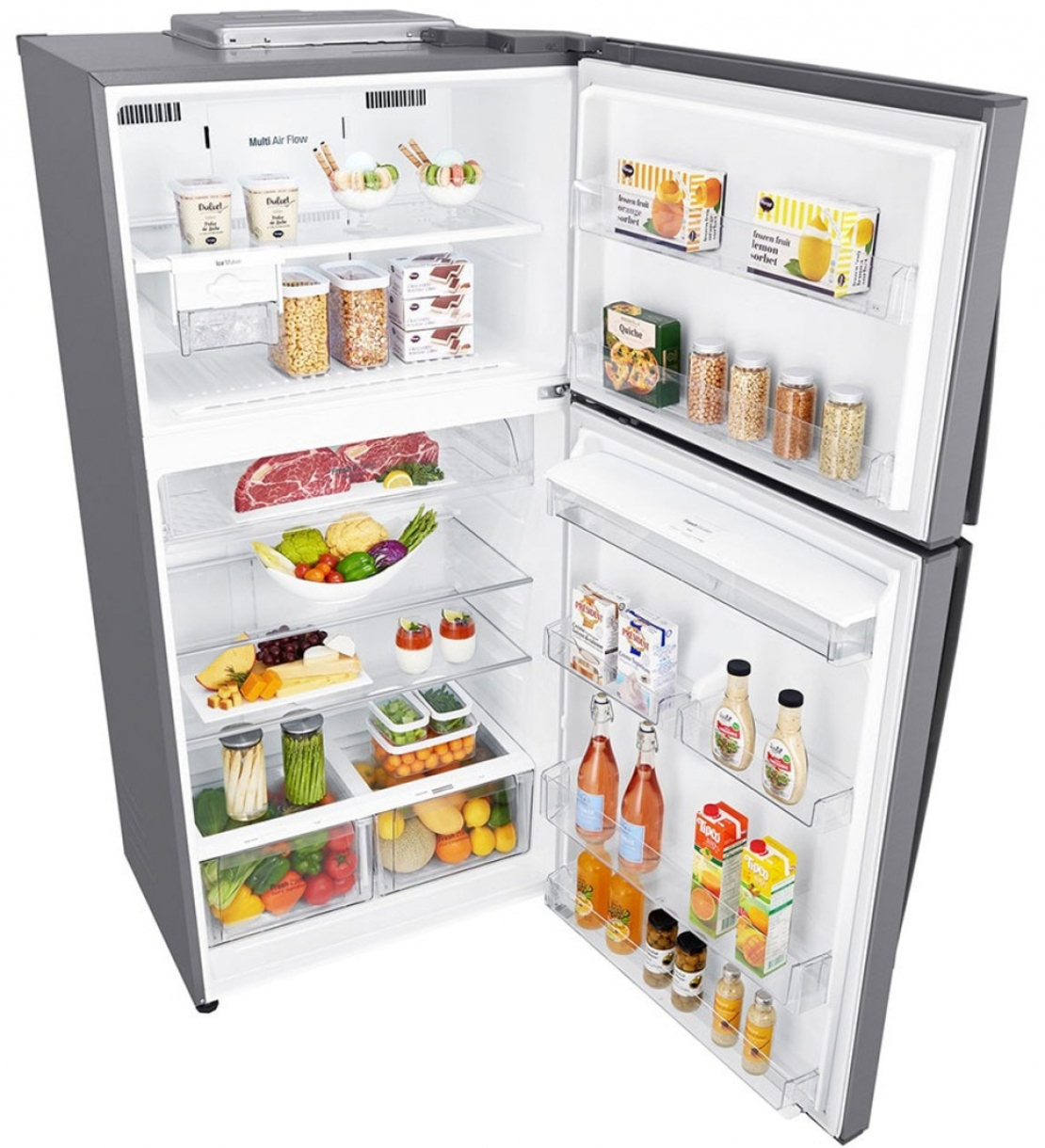 Хладилник с горна камера LG GTF916PZPED