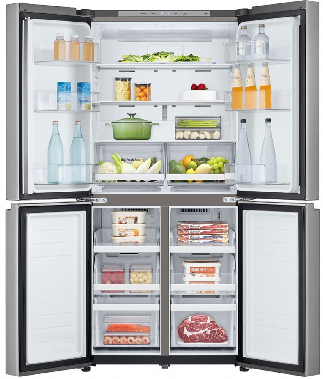 Хладилник с фризер LG GMB860PYDE SbS