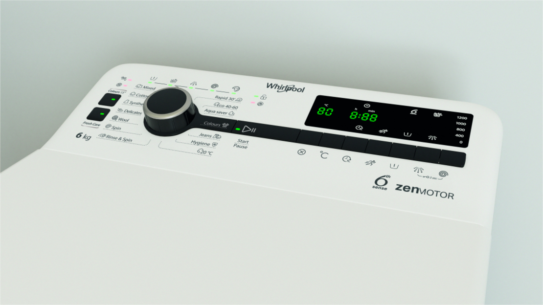 Перална машина с горно зареждане Whirlpool TDLRBX 6252BS EU