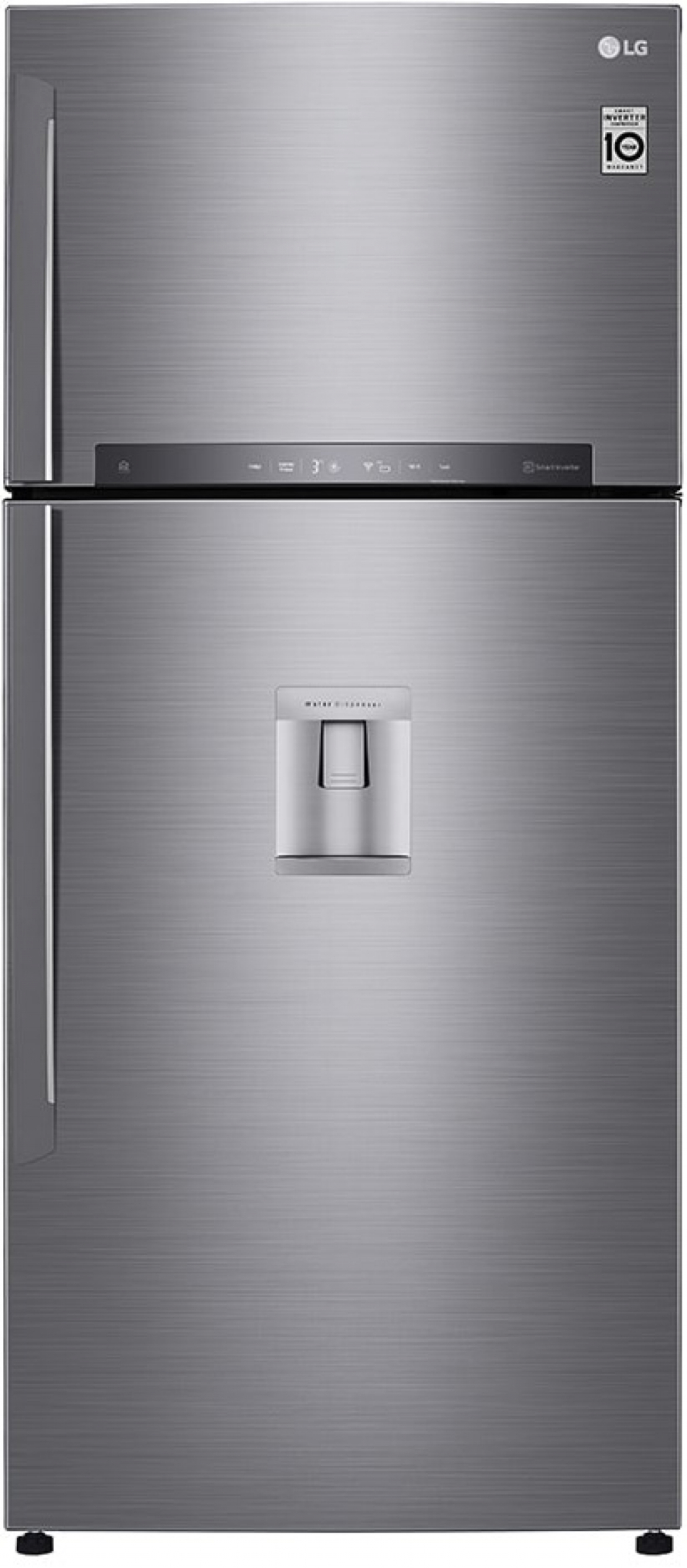 Хладилник с горна камера LG GTF744PZPED