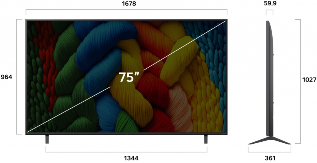 Телевизор LG LED 75NANO80A3B