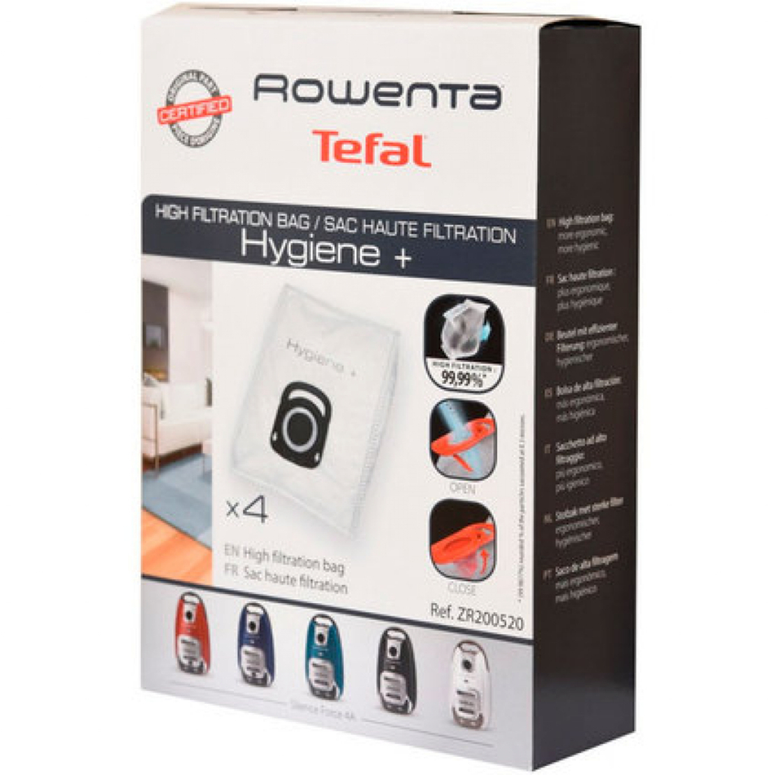 Торбичка за прахосмукачка Rowenta Hygiene+ ZR200540