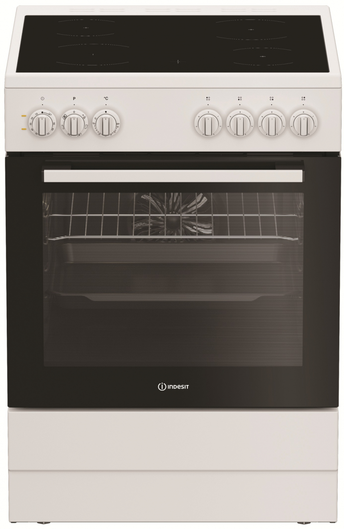 Готварска печка с керамичен плот Indesit I6V5PMW