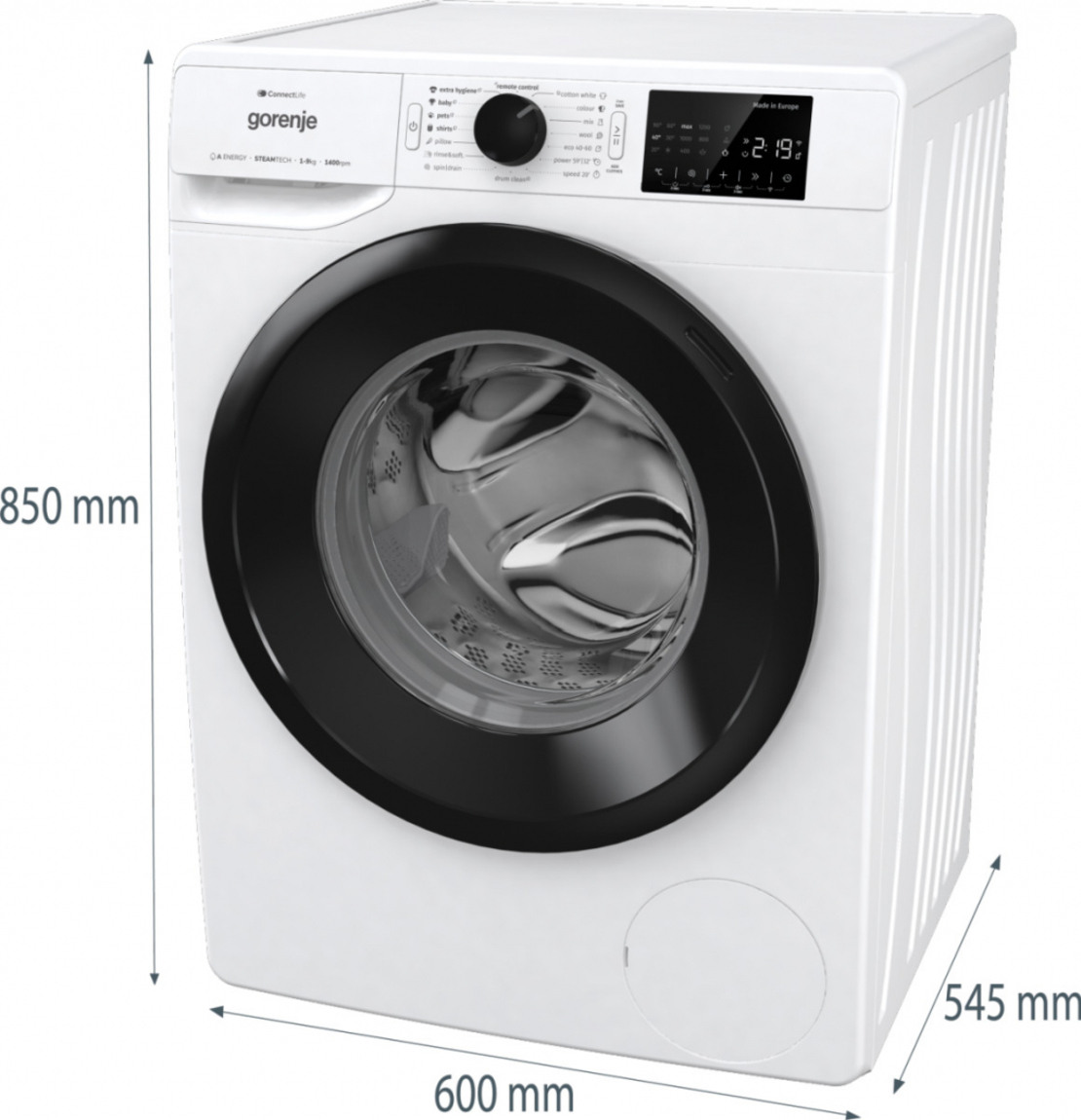 Пералня Gorenje WPNEI94A1SWIFI