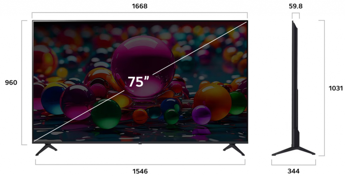 Телевизор LG LED 75UA75006LA