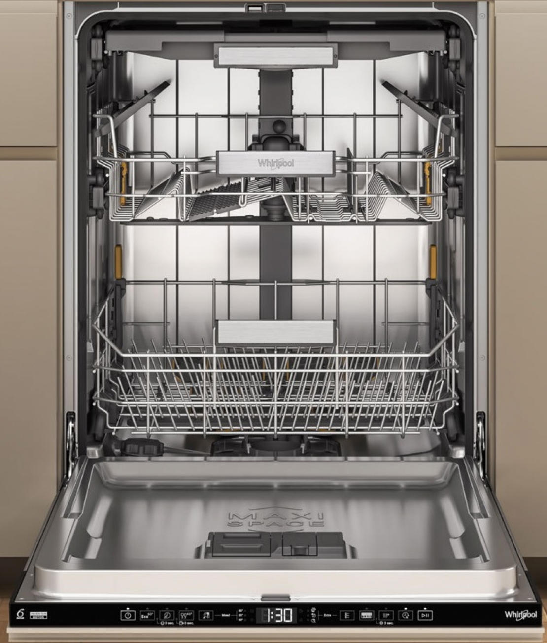 Съдомиялна за вграждане Whirlpool MaxiSpace W7I HT58 T