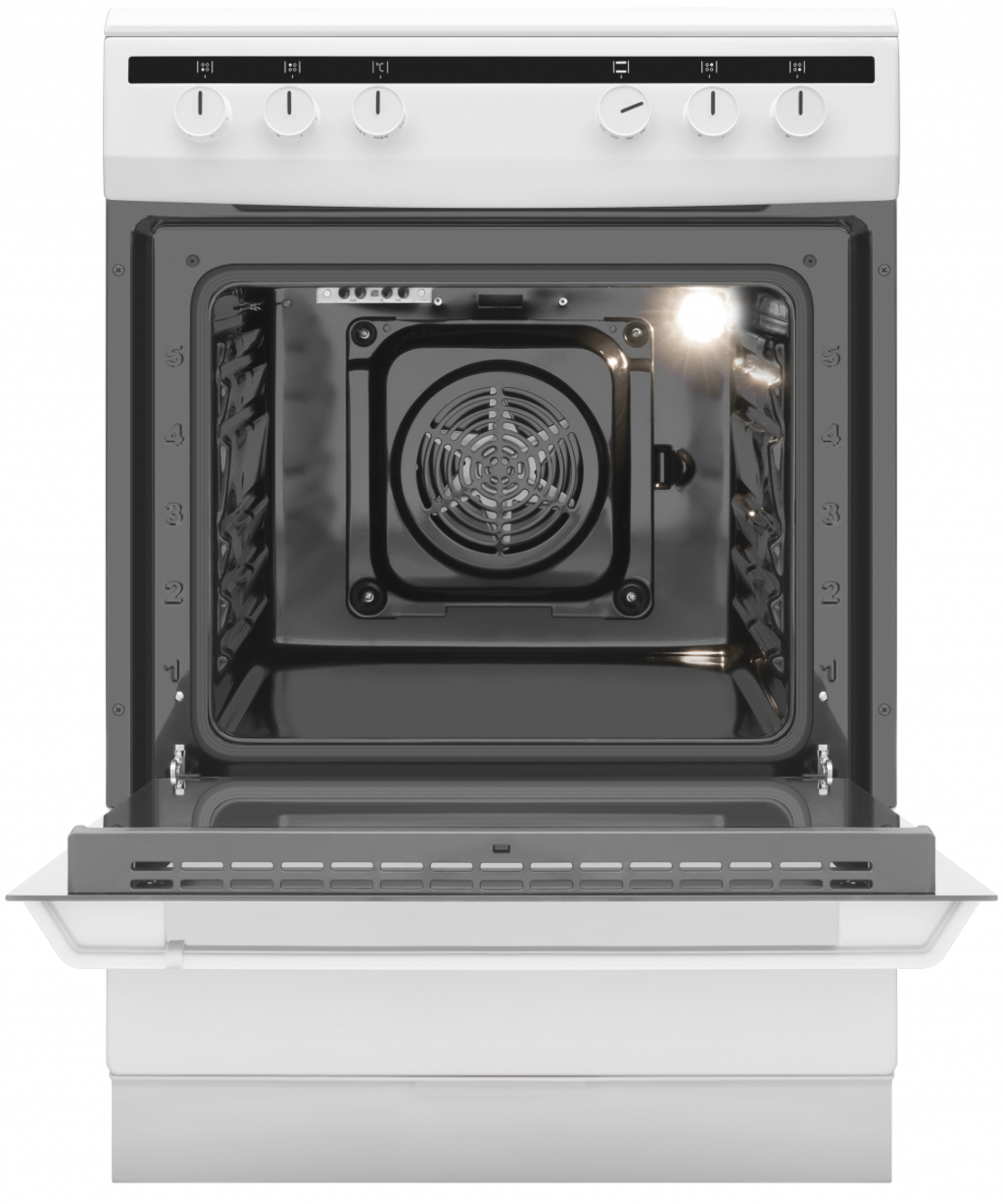 Готварска печка с керамичен плот AMICA 618CE2.30(W) 55355