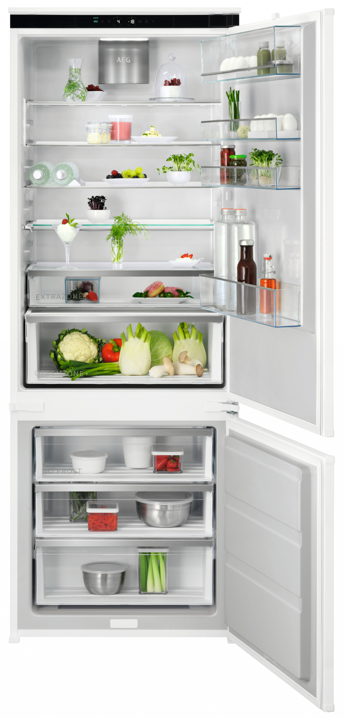 Хладилник за вграждане AEG NSC7P751ES