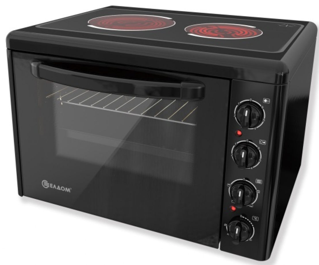 Мини печка с керамичен плот ELDOM 201VFEN new