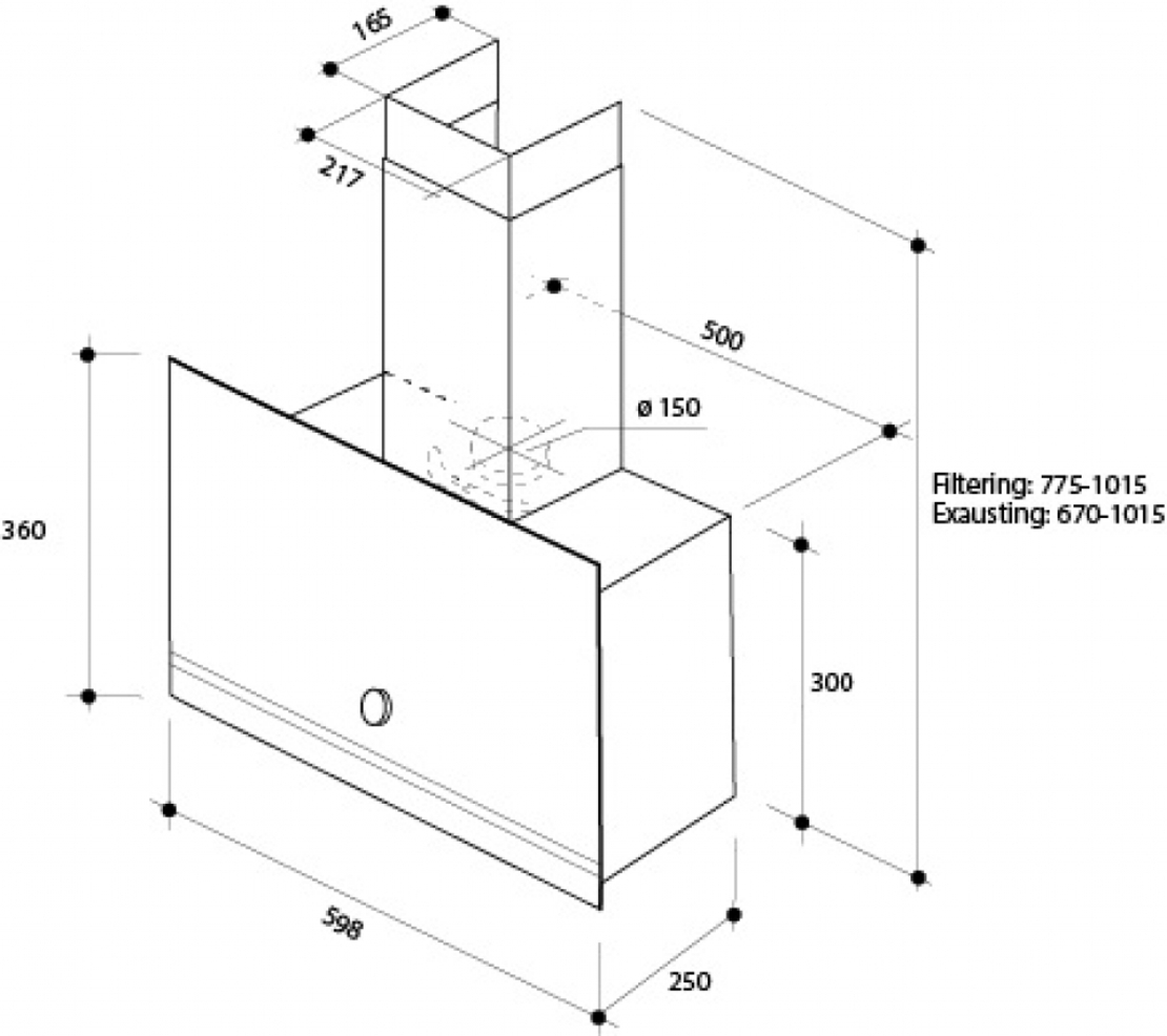 Абсорбатор Whirlpool WHVA 62F LM K