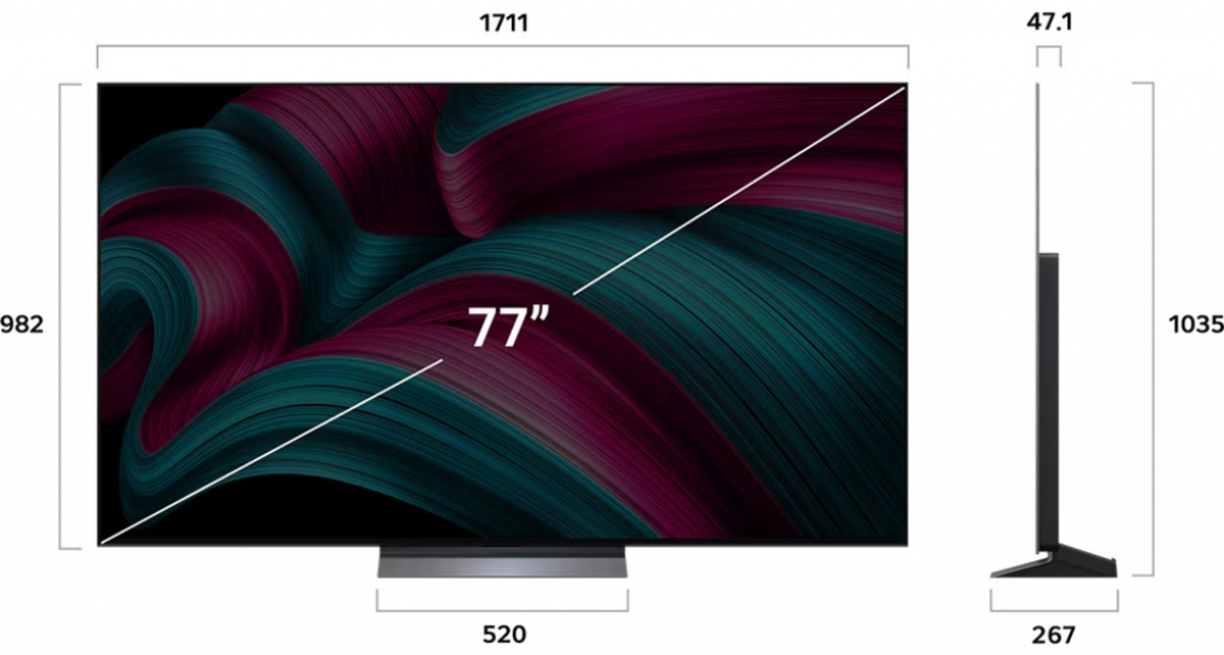 Телевизор LG OLED 77C51LA