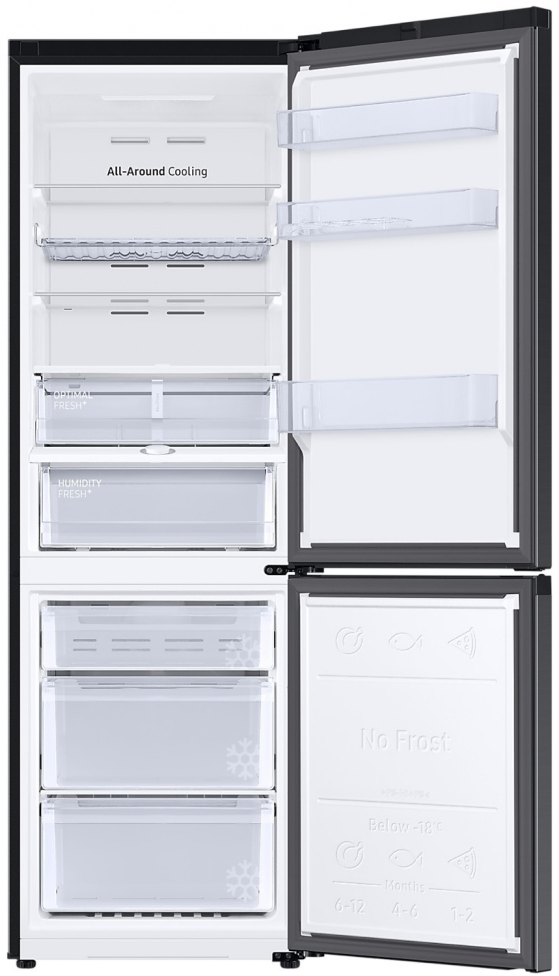 Хладилник с фризер Samsung RB34C675EBN/EF