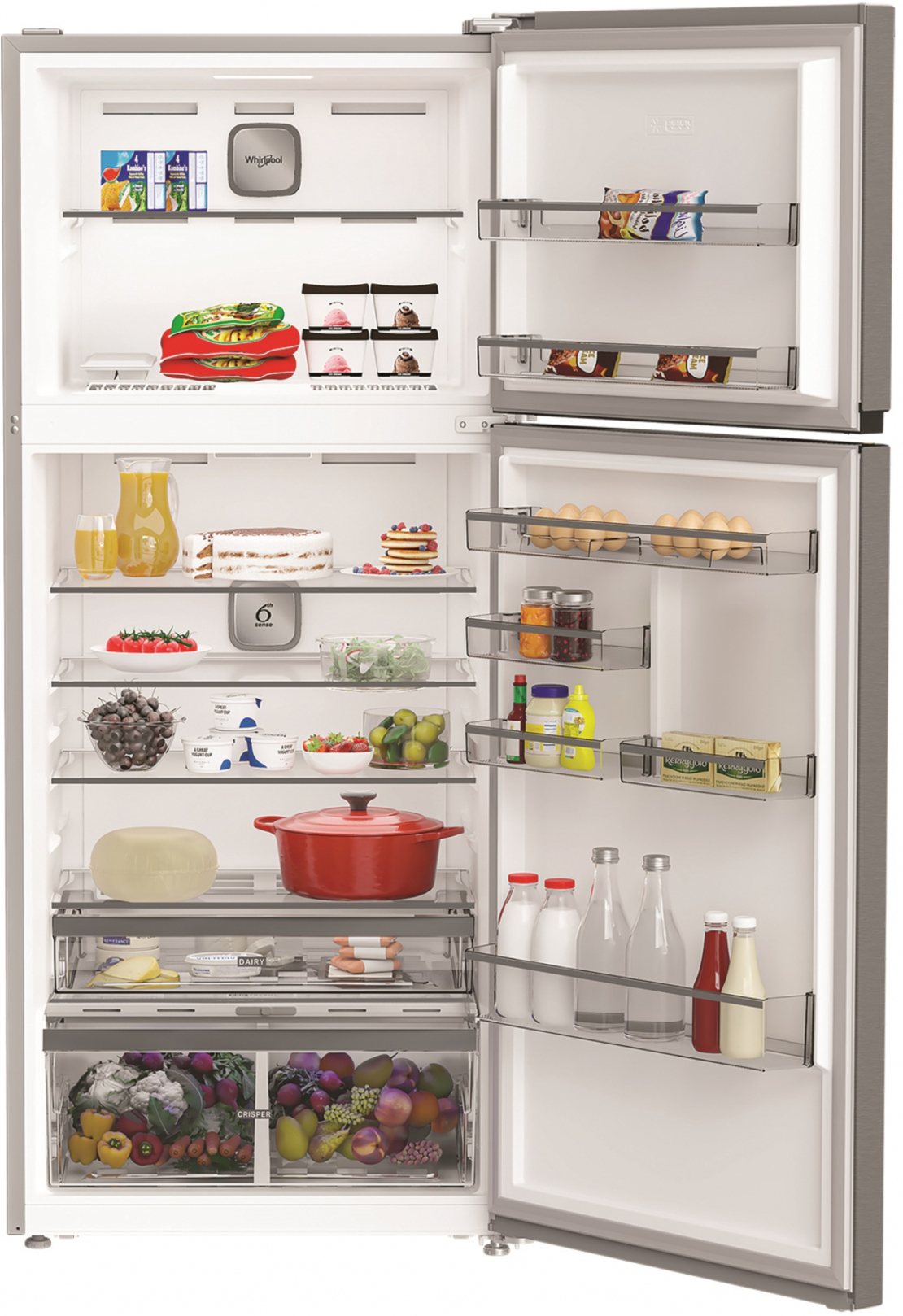 Хладилник с горна камера Whirlpool WHD2 6553 X5E