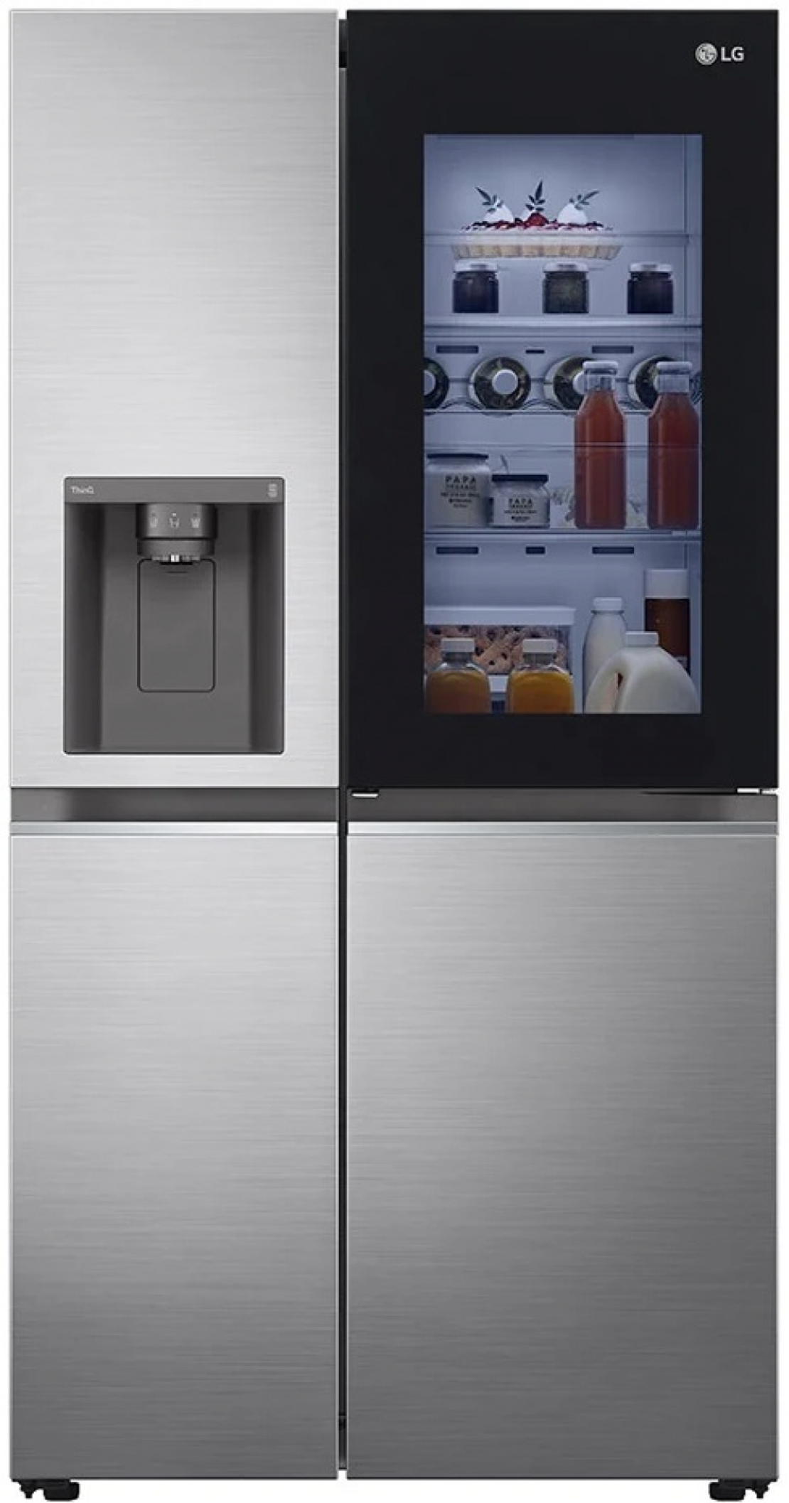 Хладилник с фризер LG GSXV80PZLE SbS