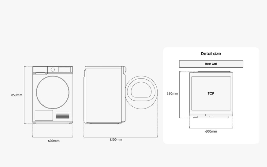 Сушилня Samsung DV90DB7845GEU4