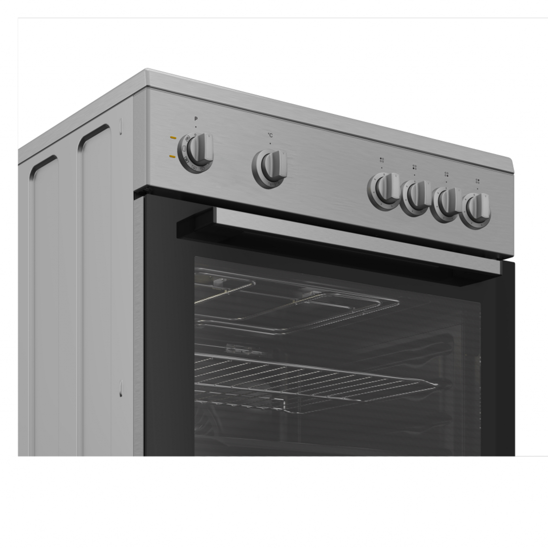 Готварска печка с керамичен плот Indesit I6V8KMX
