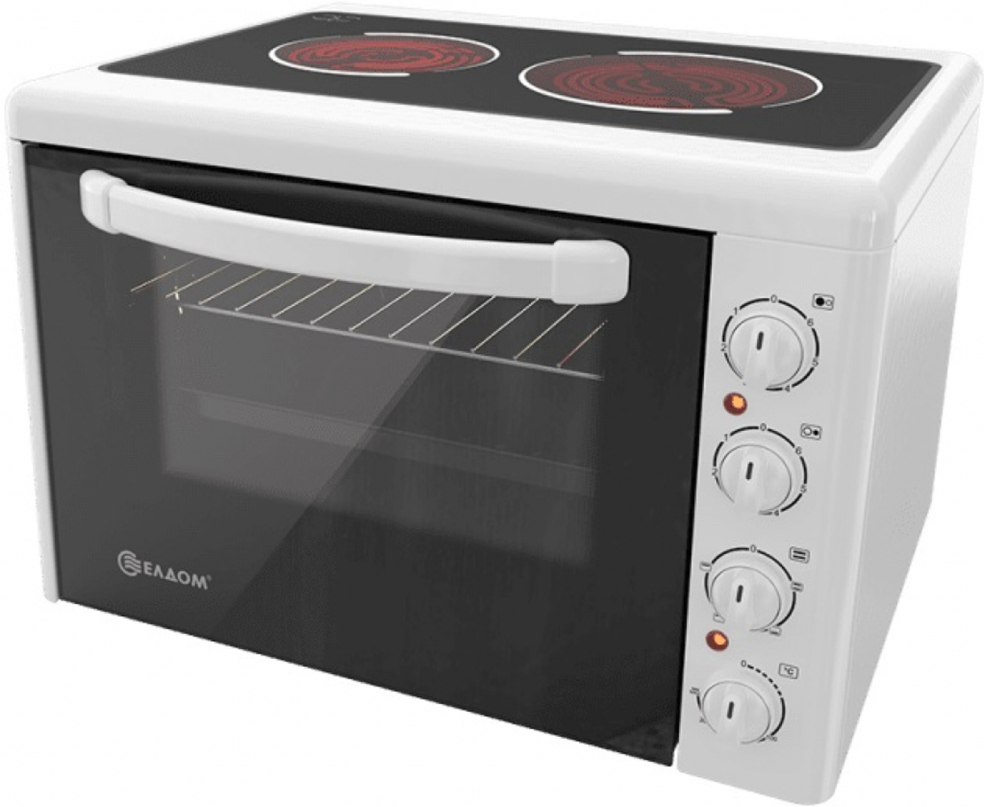 Мини печка с керамичен плот ELDOM 201VFE new