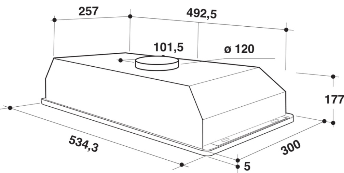 Абсорбатор Whirlpool WCT 64 FLS X
