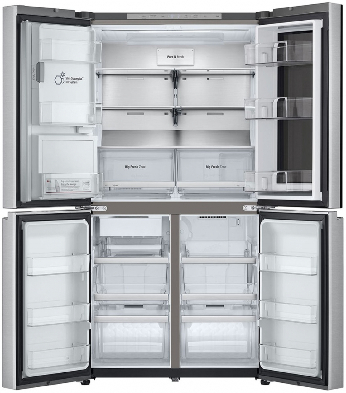 Хладилник с фризер LG GMG960MBEE SbS