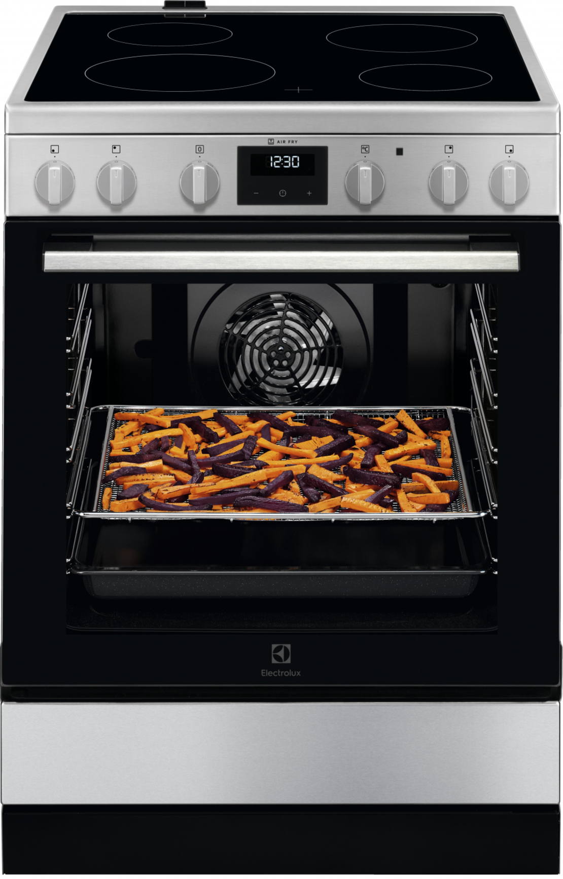 Готварска печка с керамичен плот Electrolux LKR64020CX