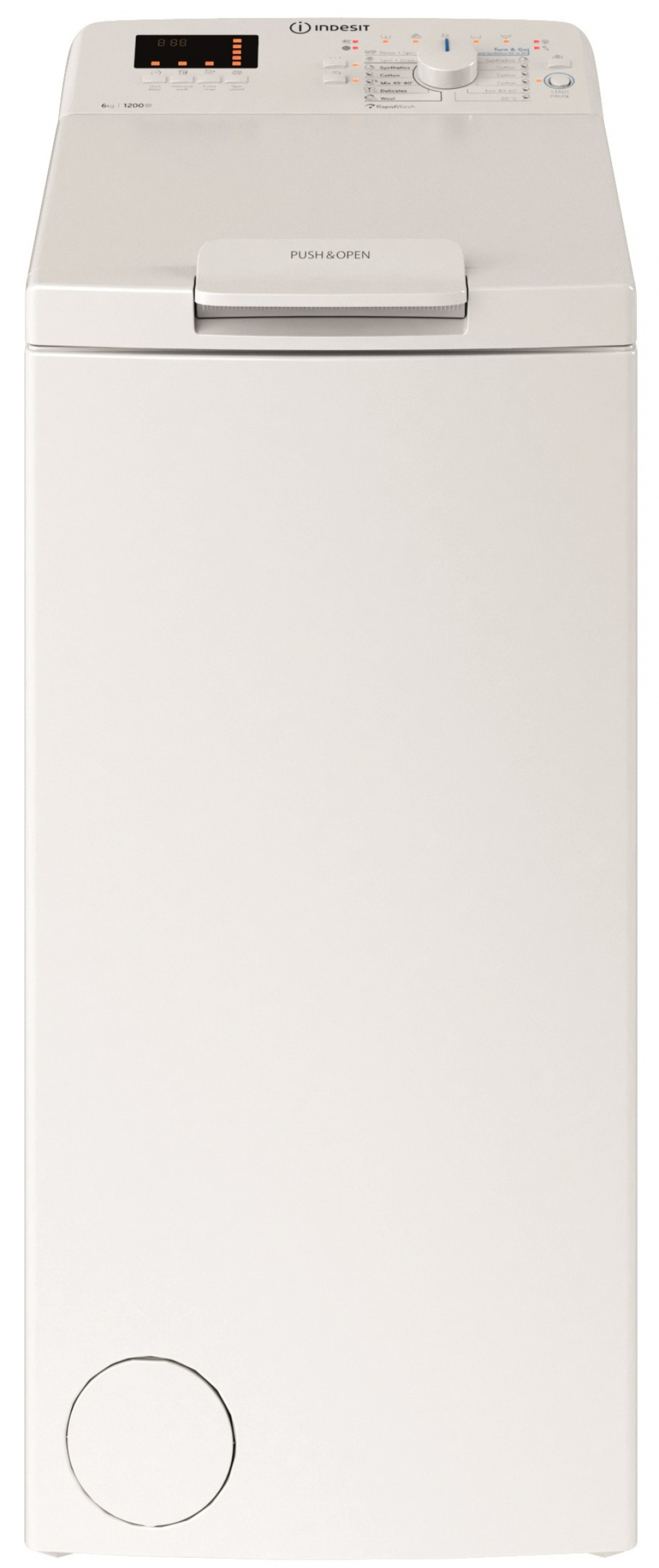 Пералня с горно зареждане Indesit BTW S6240P EU/N