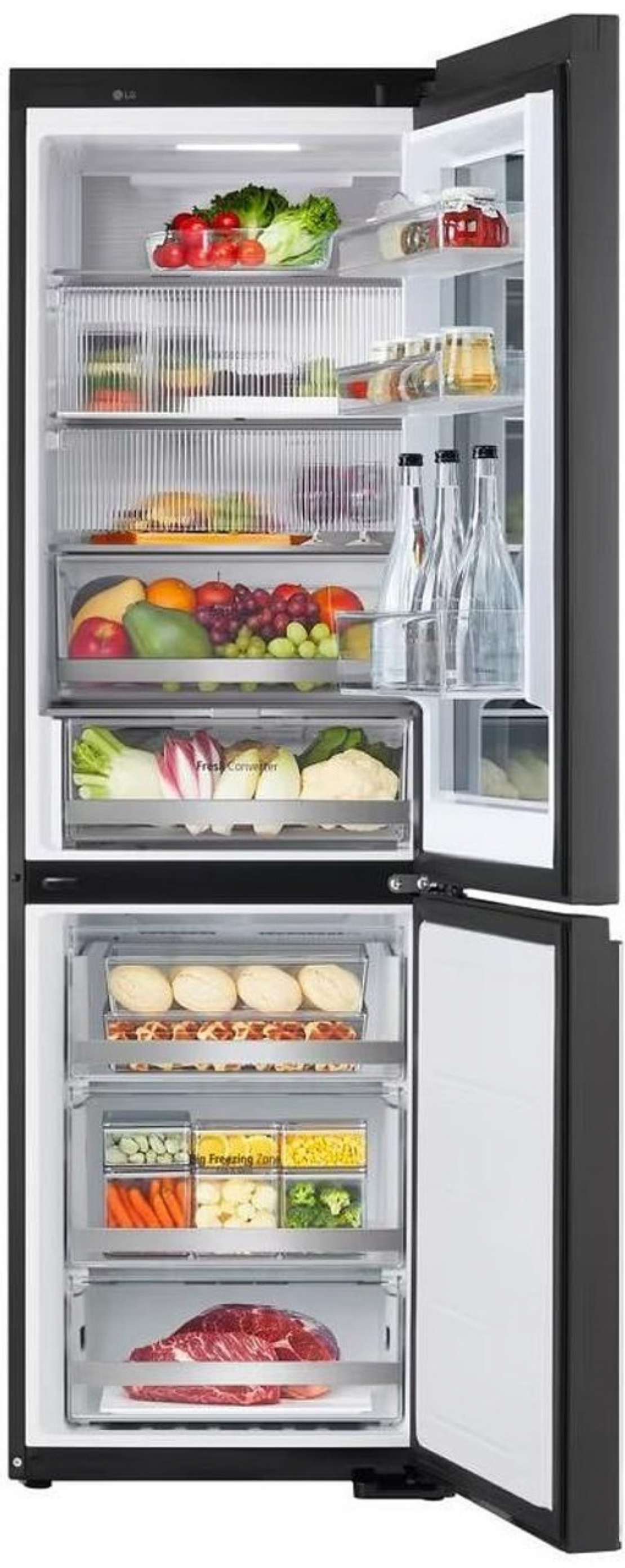Хладилник с фризер LG GBG719MDNN