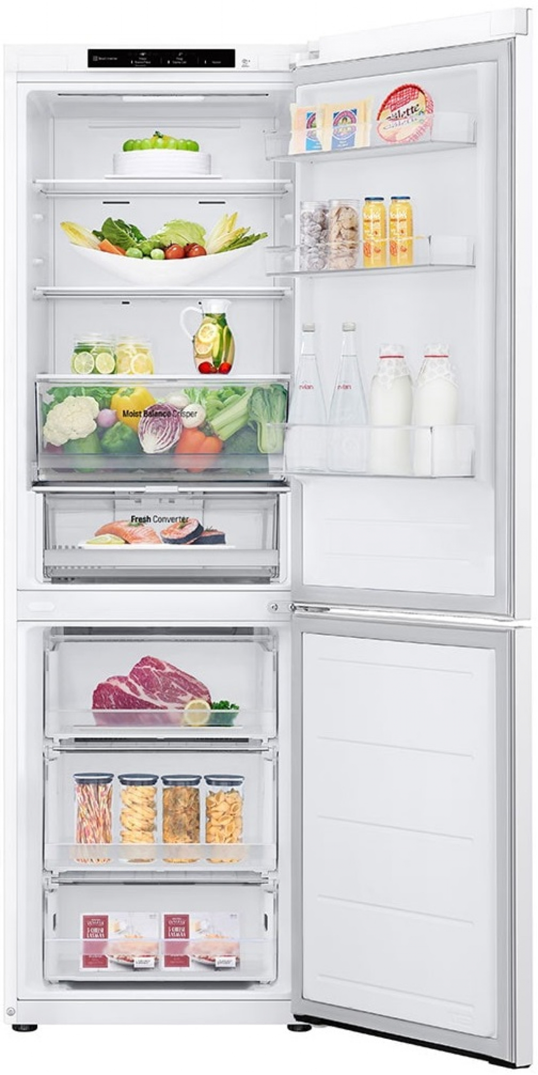 Хладилник с фризер LG GBV3100DSW