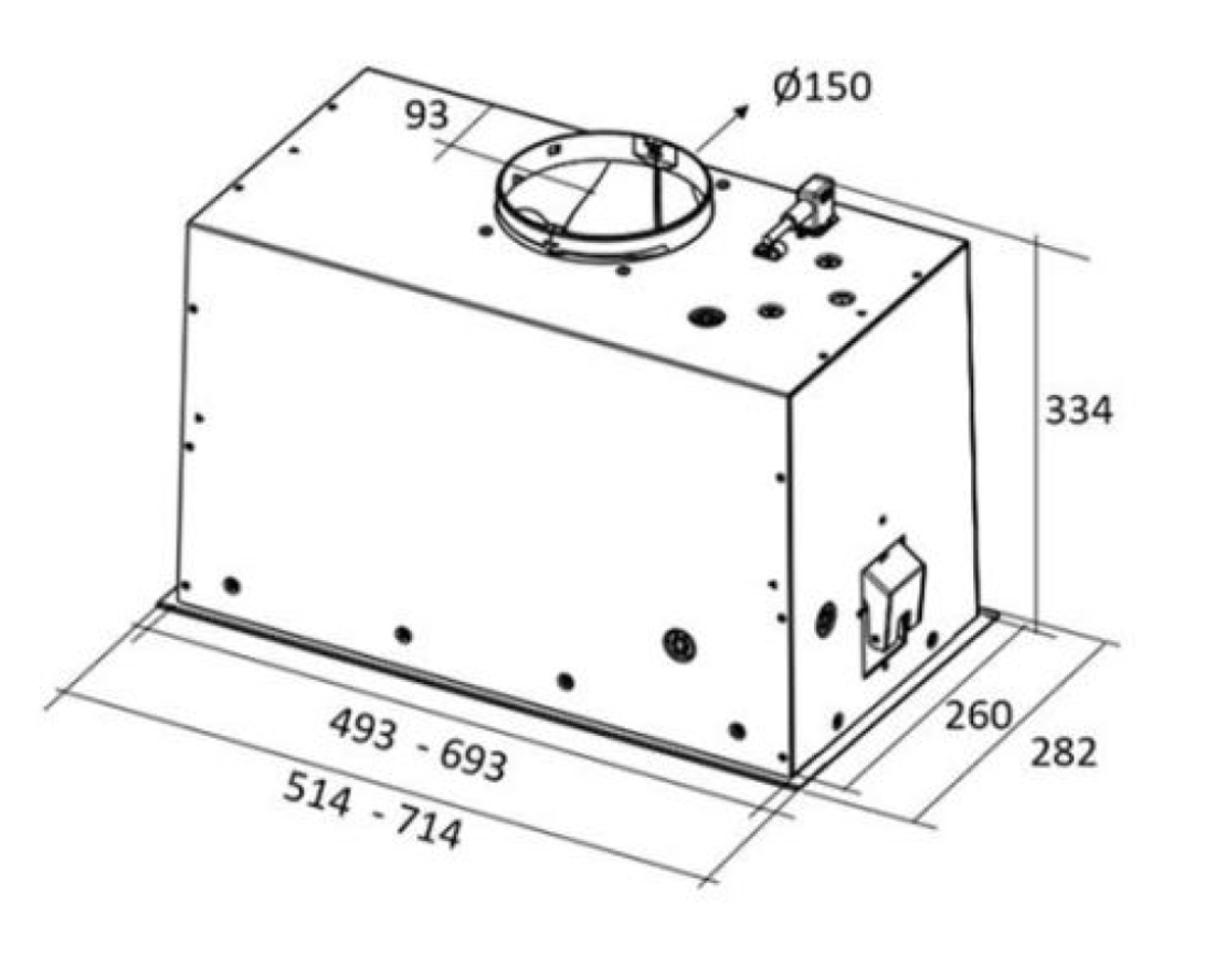 Абсорбатор ELICA Lane MBL/A/52