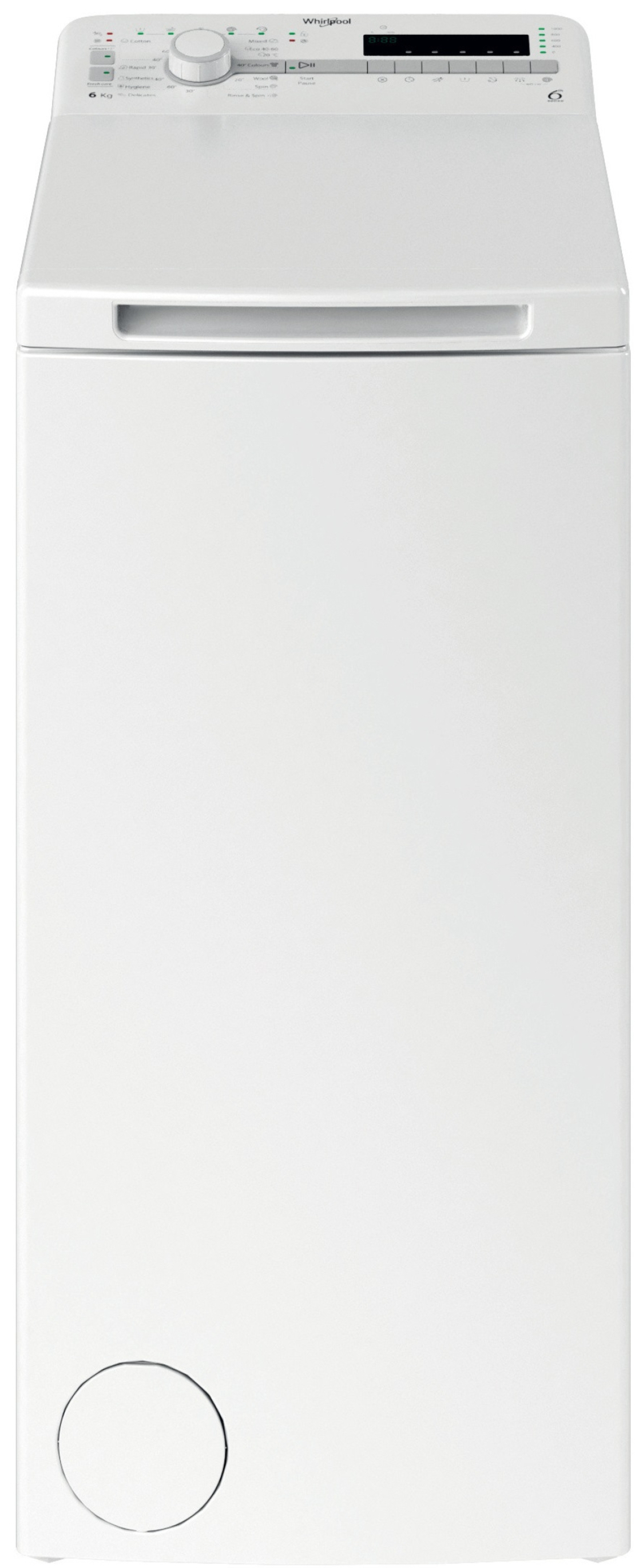 Пералня с горно зареждане Whirlpool TDLR 6040S EU/N