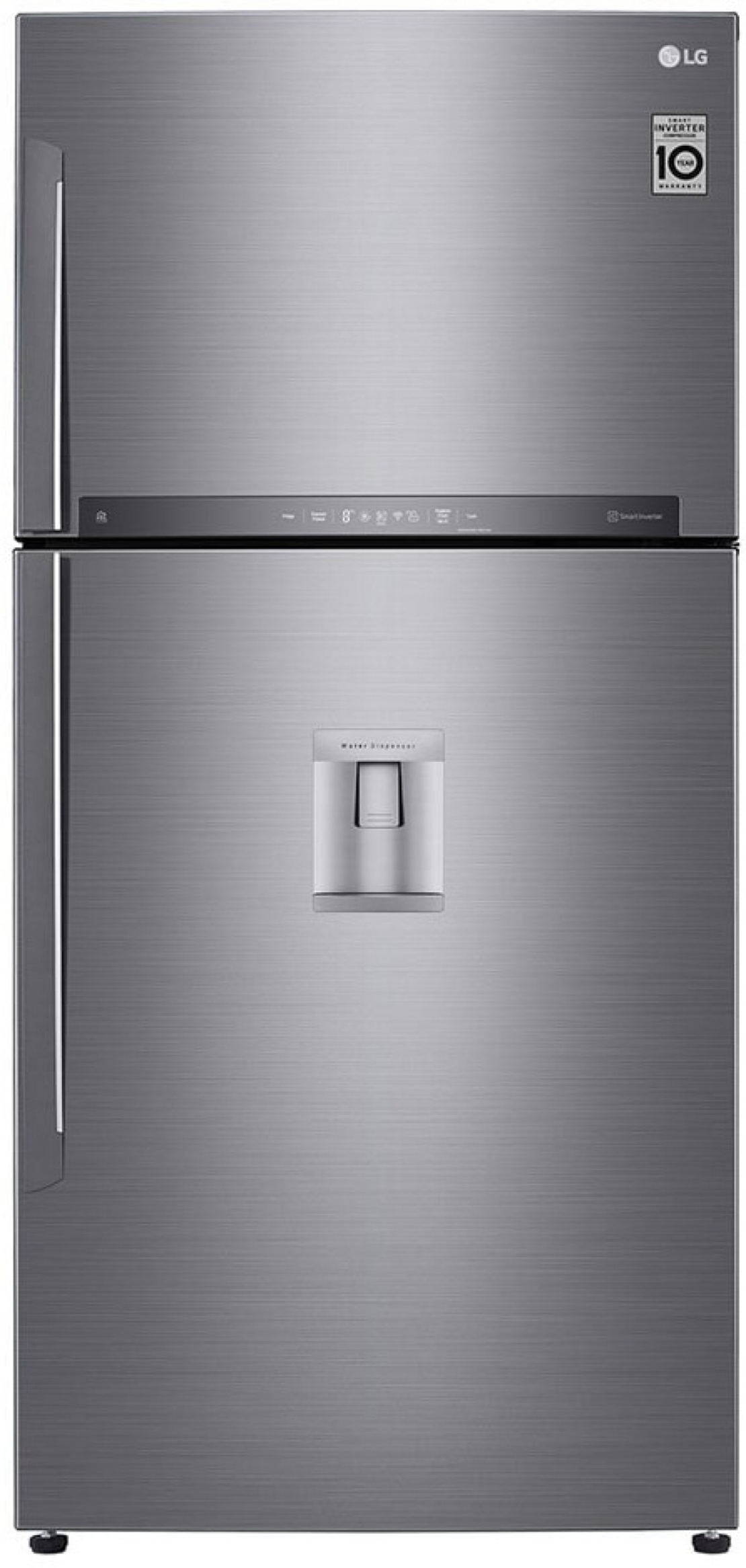 Хладилник с горна камера LG GTF916PZPED