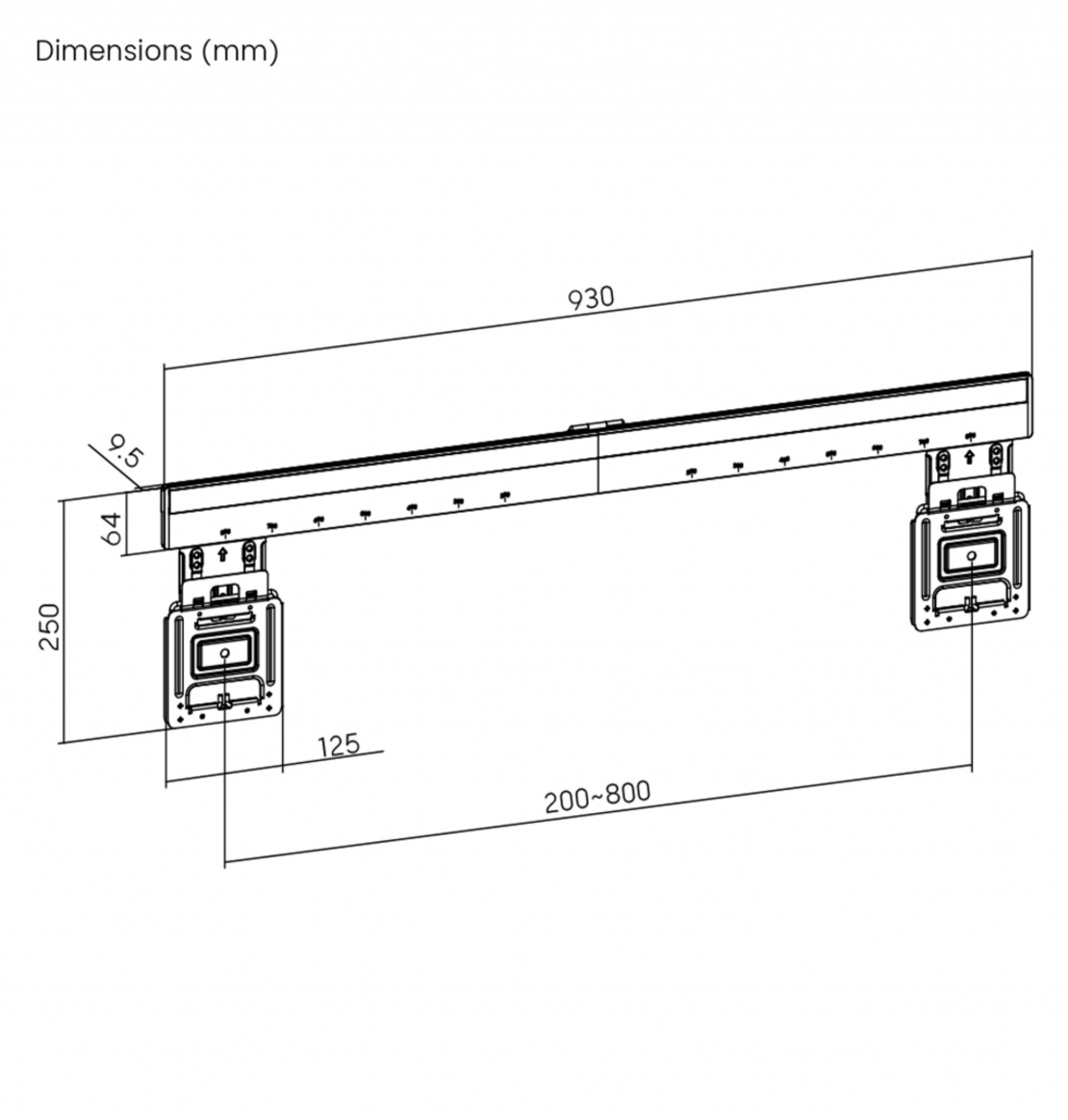 Стойка за телевизор Arielli ATB-1948 SLIM
