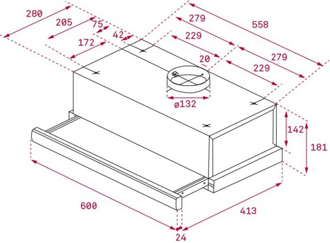 Абсорбатор TEKA TL 6310 E.359 Бял