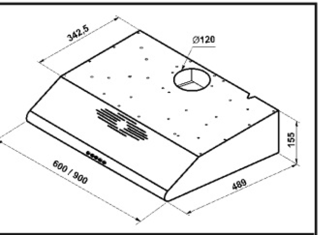 Абсорбатор Arielli ACH-6022SS