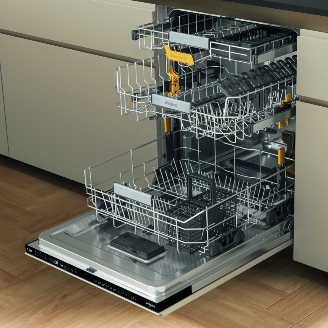 Съдомиялна за вграждане Whirlpool MaxiSpace W8I HP42 L