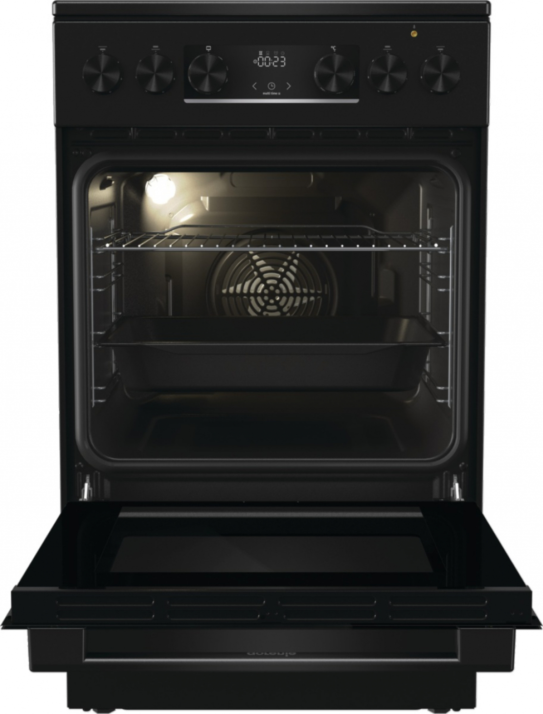 Готварска печка с керамичен плот Gorenje GEC5C40BG