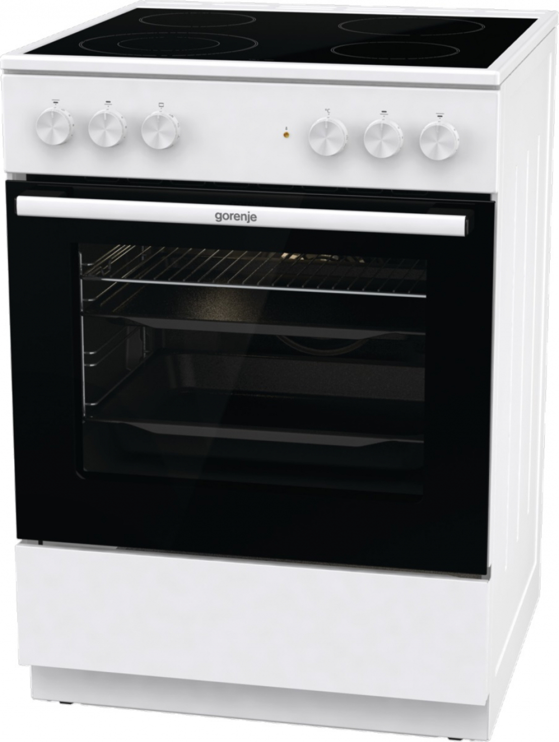 Готварска печка с керамичен плот Gorenje GEC6A41WC